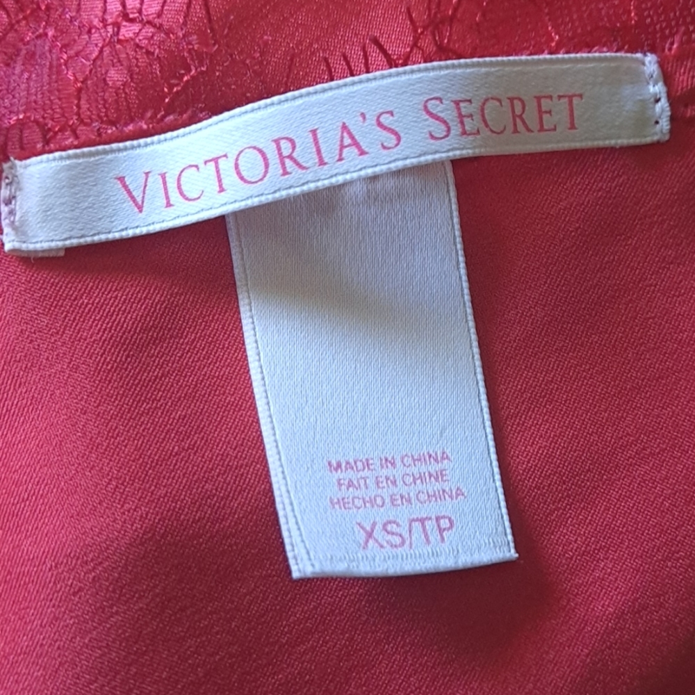Victoria's Secret babydoll intimates lingerie satin with sheer lace night gown - Picture 5 of 6